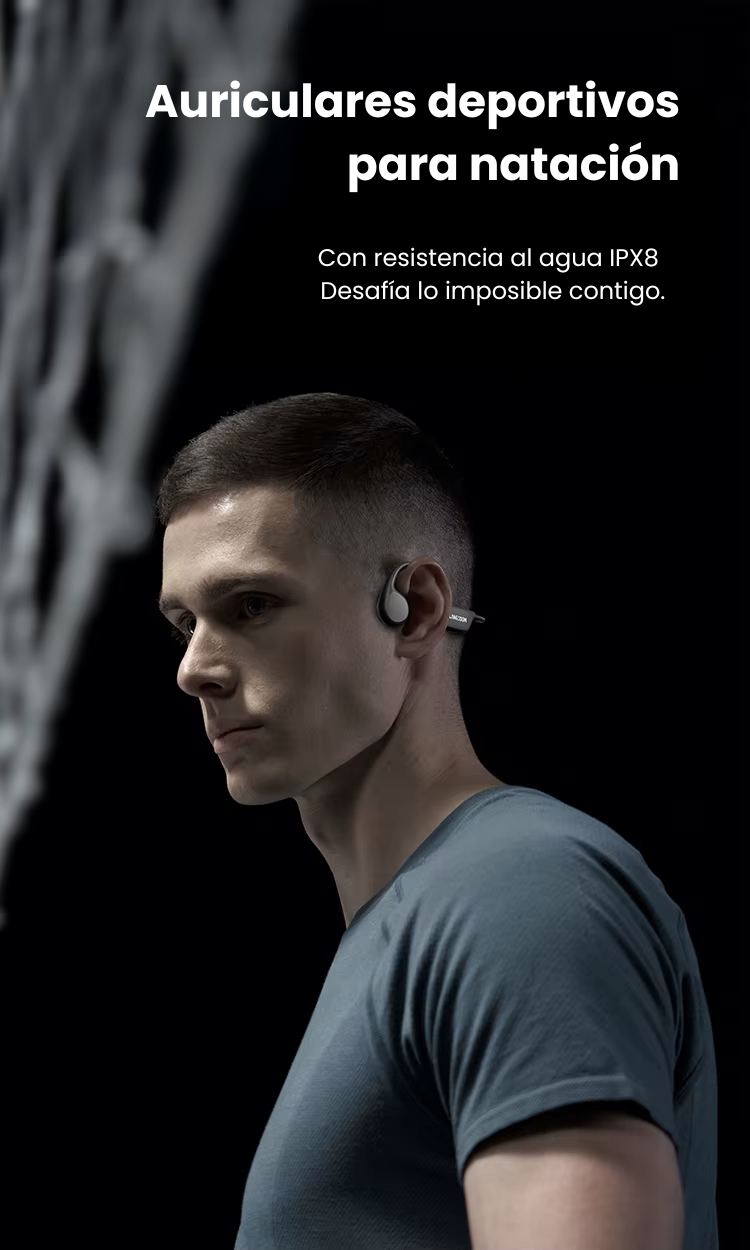 Auriculares de conducción ósea Langsdom Open Swim - Resistentes al agua
