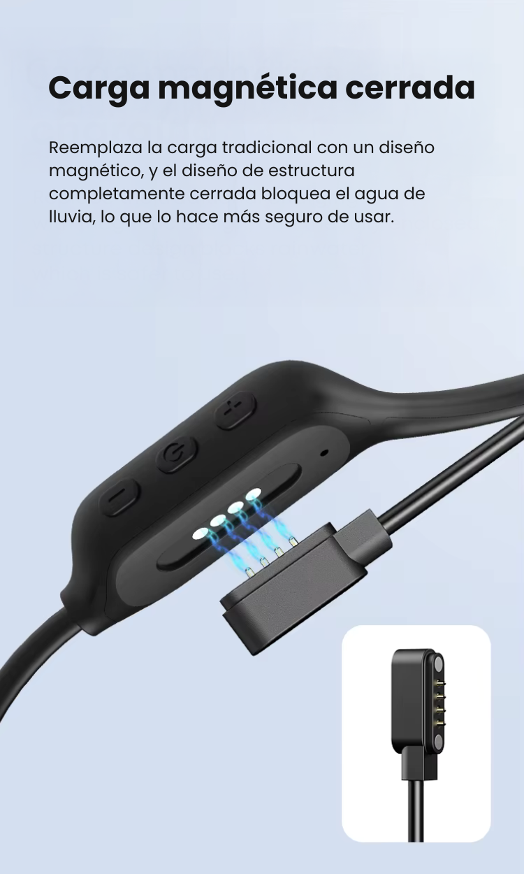 Auriculares de conducción ósea Langsdom Open Swim - Resistentes al agua