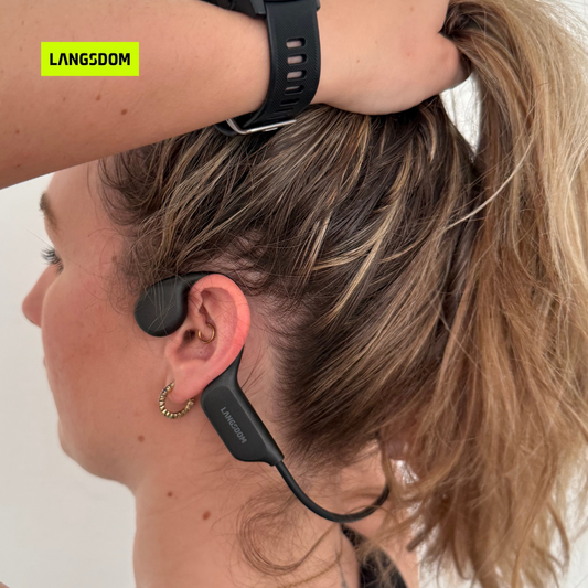 Auriculares de conducción ósea Langsdom IPX8 - Resistentes al agua