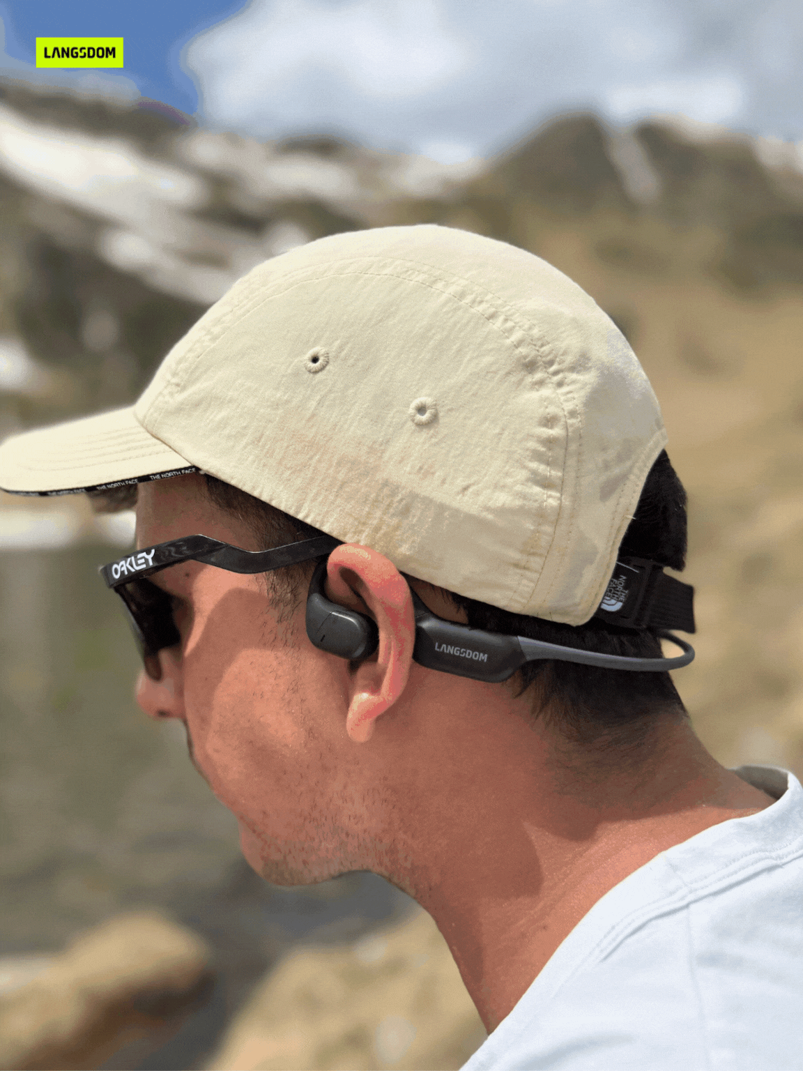 Auriculares de conducción ósea Langsdom Open Run - AirWave Pro