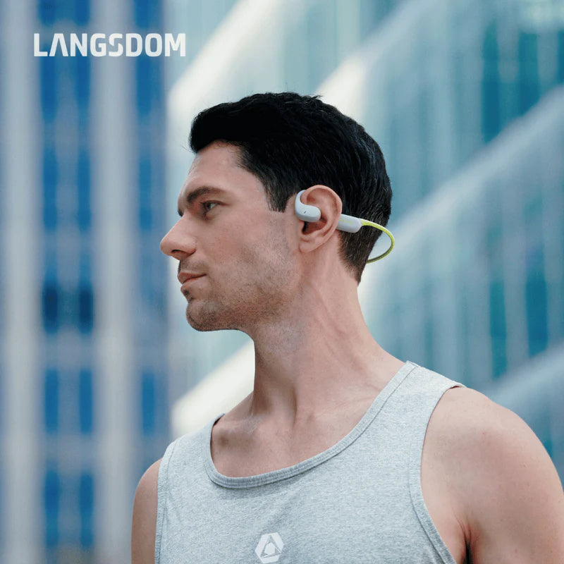 Auriculares de conducción ósea Langsdom Open Run - AirWave Pro